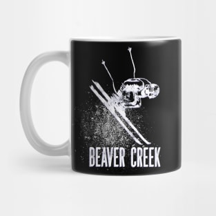 Beaver Creek CO Ski Mountain Resort Downhill Skier Mug